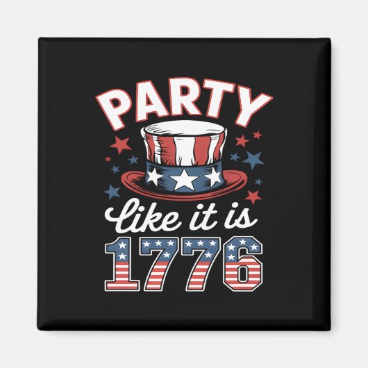 パーティーLike It's 1776 #JF0012 マグネット (正面)