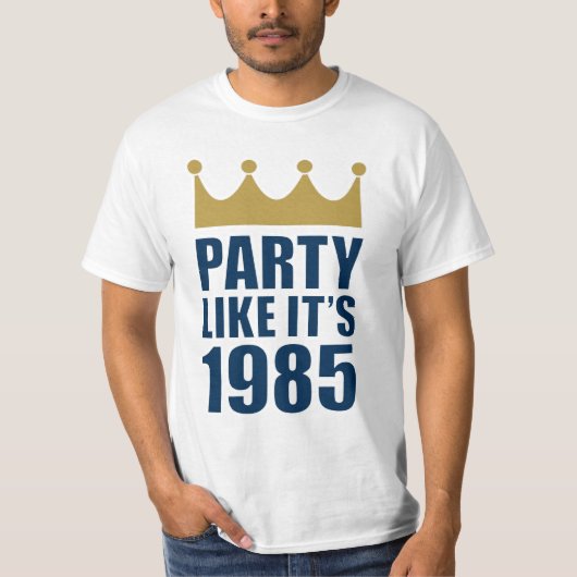 パーティーLike It's 1985 Tシャツ (正面)