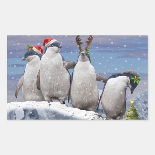 パーティーPingosシール 長方形シール (正面)