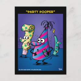 "パーティーPooper " インビテーションポストカード