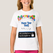 パーティーTシャツ子供へとすべての年齢 Tシャツ (正面)
