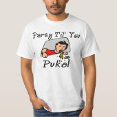 パーティーTil Tシャツを吐きます Tシャツ (正面)