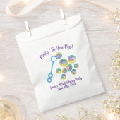 パーティーTil You Bubble ポップ・アートの Wand誕生日バブル フェイバーバッグ (クリップ留めされた状態)