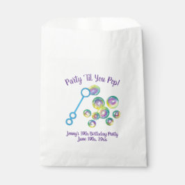 パーティーTil You Bubble ポップ・アートの Wand誕生日バブル フェイバーバッグ