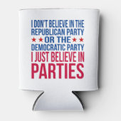 パーティ信じーでの |政治おもしろい的 缶クーラー (正面)