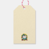 パーティ・タイム！-フェスティバルキャットクリスマスデザイン ギフトタグ (裏面)
