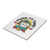 パーティ・タイム!-フェスティバルキャットクリスマスデザイン タイル (側面)