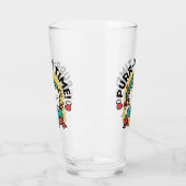 パーティ・タイム!-フェスティバルキャットクリスマスデザイン タンブラーグラス (左)