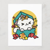 パーティ・タイム!-フェスティバルキャットクリスマスデザイン チラシ (裏面)