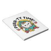 パーティ・タイム!-フェスティバルキャットクリスマスデザイン ノートパッド (アングル)