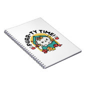 パーティ・タイム!-フェスティバルキャットクリスマスデザイン ノートブック (右側)