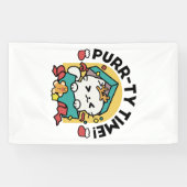 パーティ・タイム！-フェスティバルキャットクリスマスデザイン 横断幕 (横)