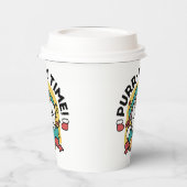 パーティ・タイム!-フェスティバルキャットクリスマスデザイン 紙コップ (左)