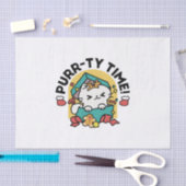 パーティ・タイム!-フェスティバルキャットクリスマスデザイン 薄葉紙 (クラフト)