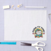 パーティ・タイム！-フェスティバルキャットクリスマスデザイン 薄葉紙 (クラフト)