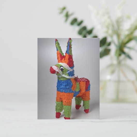 パーテ数々のィー用のドンキー・ピナタ ポストカード (スタンド正面)