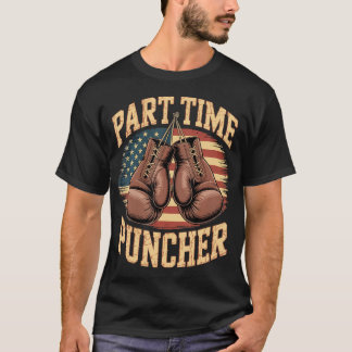 パートタイム・パンチャーボクシンググローブ Tシャツ
