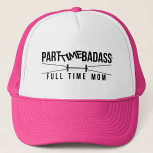 パートタイムBADASSのフルタイムお母さんのトラック運転手の帽子 キャップ