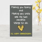 パートナおもしろいーの記念日カード カード (黄色い花)