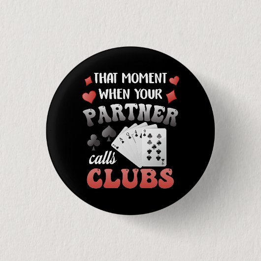 パートナーおもしろいがCを呼び出す瞬間を確認する 缶バッジ (正面)