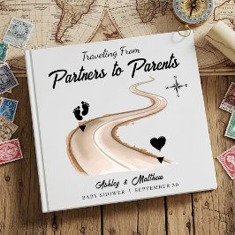 パートナーから保護者への旅行赤ちゃんシャワー ゲストブック
