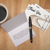 パートナーから保護者への旅行赤ちゃんシャワー サンキューカード