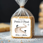 パートナーから保護者への旅行赤ちゃんシャワー スクエアシール