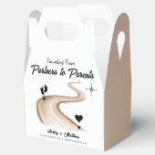 パートナーから保護者への旅行赤ちゃんシャワー フェイバーボックス (オープン)