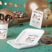 パートナーから保護者への旅行赤ちゃんシャワー 招待状