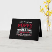 パートナーという言葉が私を悪い影響に思わせるからポピーと呼んでる カード (黄色い花)