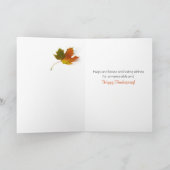 パートナーに対する感謝紅葉 シーズンカード (内部)