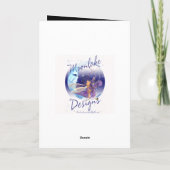 パートナーのクリスマスカード-ハートの雪だるま シーズンカード (裏面)