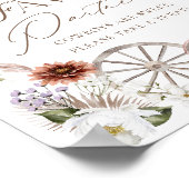 パートナーのワイルドウェスタンの赤ちゃんシャワーをつかむ ポスター (角)