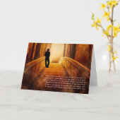 パートナーの損失悔やみや弔慰ゴールデンブリッジ男性 カード (黄色い花)