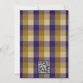 パートナーはグランドパシックな冬のウェディングシャワーになる 招待状 (裏面)