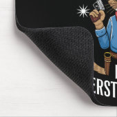 パートナーを保持する私は過剰に刺激されたレトロ西部 マウスパッド (コーナー)