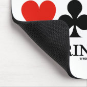 パートナーを決して批判しな遊い(Bridge) マウスパッド (コーナー)