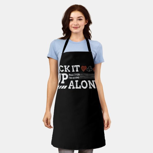 パートナーを選ぶ私は一人でユークレプレーヤーCに行く エプロン (着用した状態)