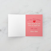 パートナー向けPear-amour Punny Valentine Card カード (内部)