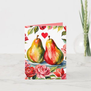 パートナー向けPear-amour Punny Valentine Card カード
