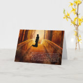 パートナー悔やみや弔慰ゴールデンブリッジ女性の損失 カード (黄色い花)