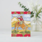 パートナー感謝していウェスタンワイルドウエストカウボーイロデオ ポストカード (スタンド正面)