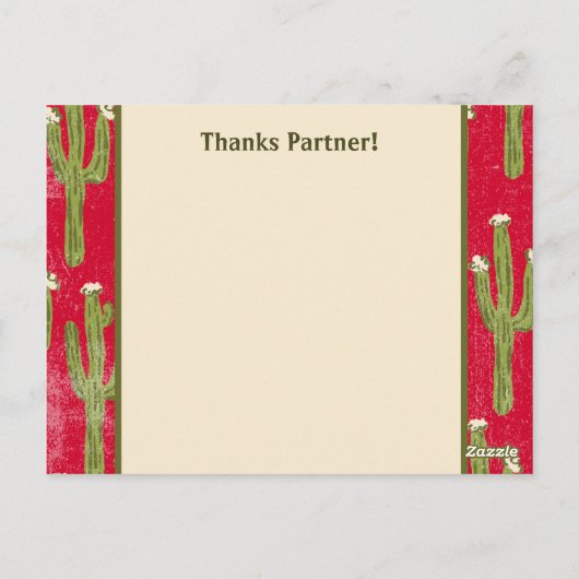 パートナー感謝していウェスタンワイルドウエストカウボーイロデオ ポストカード (裏面)