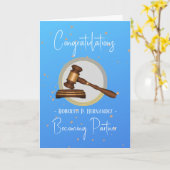 パートナー法律事務所へのお祝い カード (黄色い花)