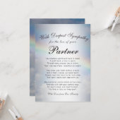 パートナー記念碑の喪失 カード (正面/裏面インサイチュ)