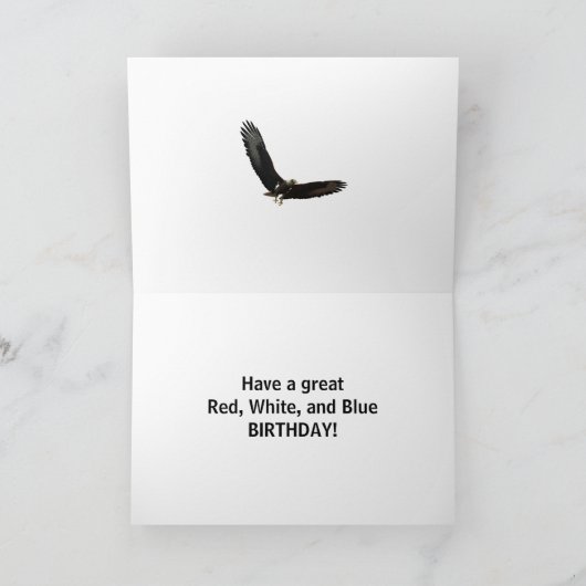 パートナー、アメリカの誕生日カード カード (内部)