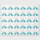 パートリキスをするッジラッピング紙 ラッピングペーパー (フラット)