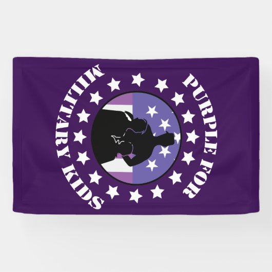 パートリ誇りを持ったオティック軍隊の子ども 横断幕 (横)