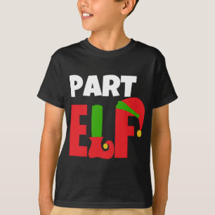 パート小妖精や小人おもしろいクリスマスプレゼント Tシャツ