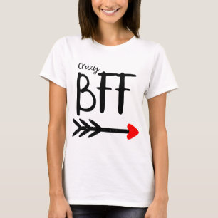 パート2一致させているBFFの矢の友情の親友 Tシャツ